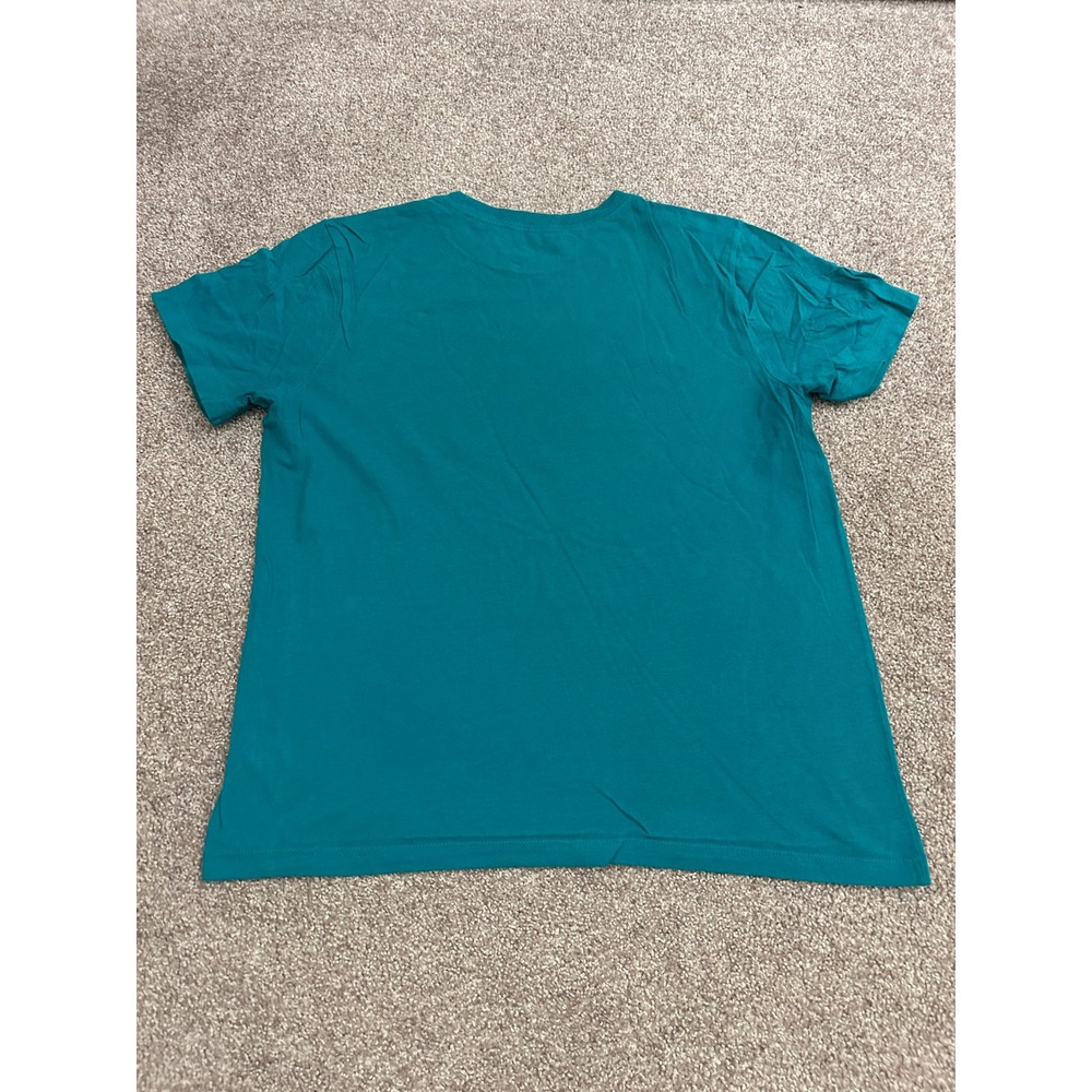 The North Face T-Shirt Womens Medium Teal Excellent Half Dome Logo Crew Neck - Picture 8 of 8